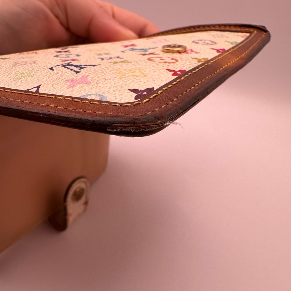 Louis Vuitton Murakami white kisslock wallet - Picture 15 of 16